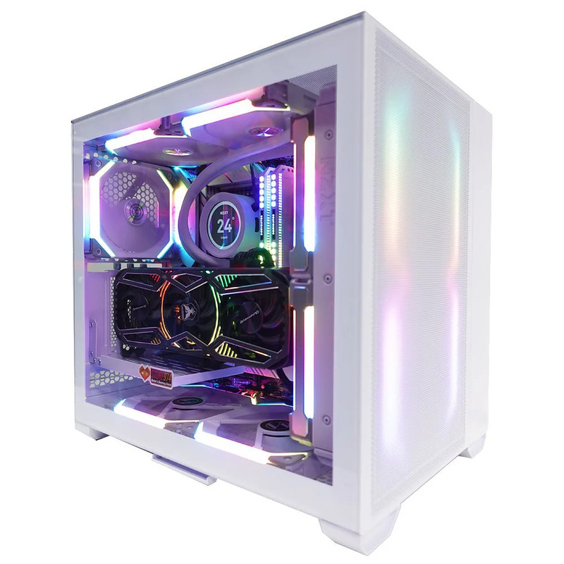 (Pre-Built) Gaming PC intel i7-12700K w/ Gainward RTX 3080 Phoenix & Lian Li O11 Air Mini - White